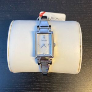 Bulova Women's Mother Of Pearl Stainless Steel Watch